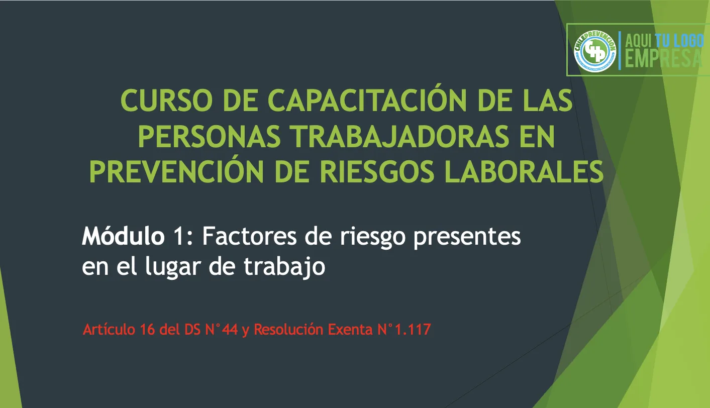Evaluaciones capacitación DS 44